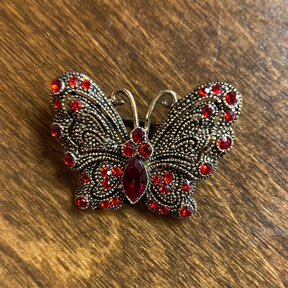 Colorful Butterfly Brooch Set - Picture 3 of 11